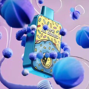 Blueberry Frosting Donuts by Fryd